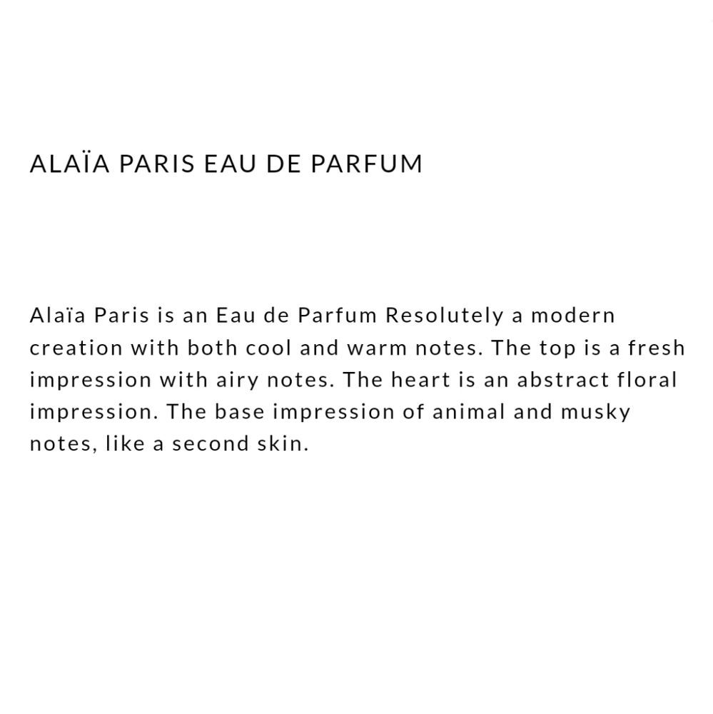 ALAIA PARFUM! BRAND NEW IN BOX! - Picture 2 of 3